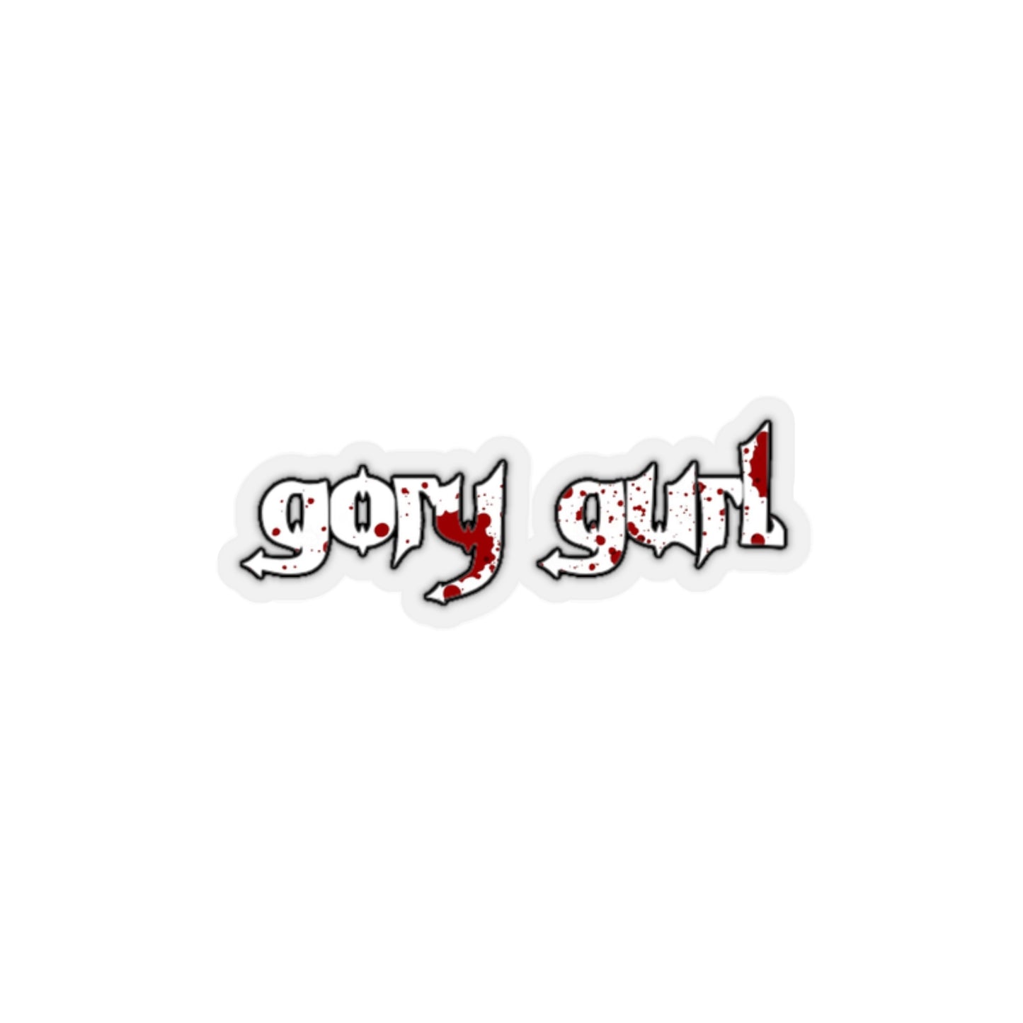 gory gurl sticker