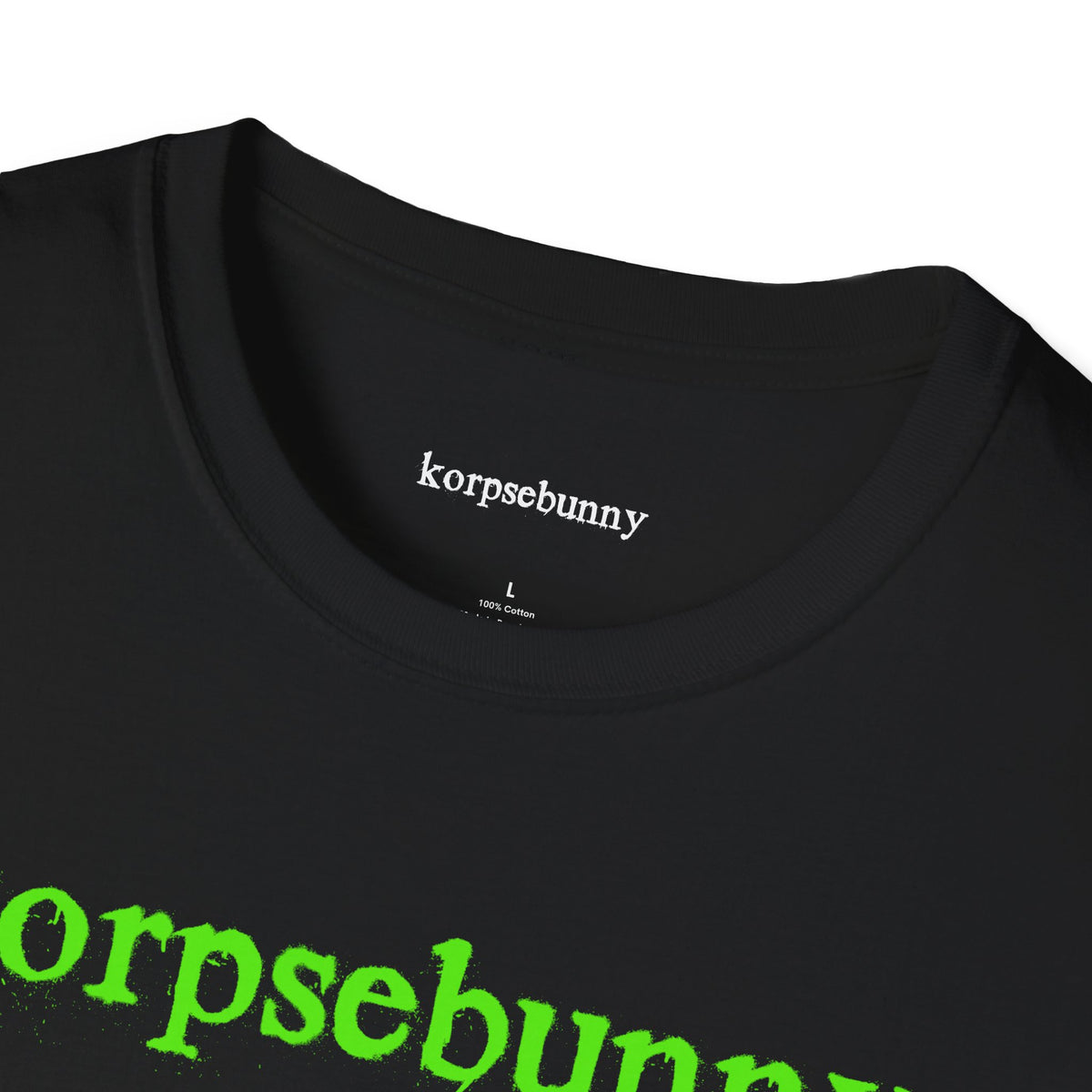 korpsebunny neon green fatal attraction tee