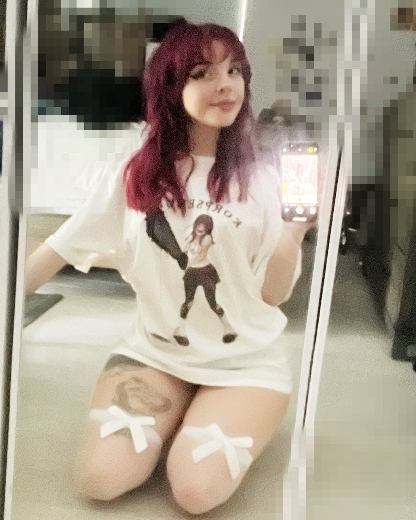 korpsebunny chainsaw tee :3 - white
