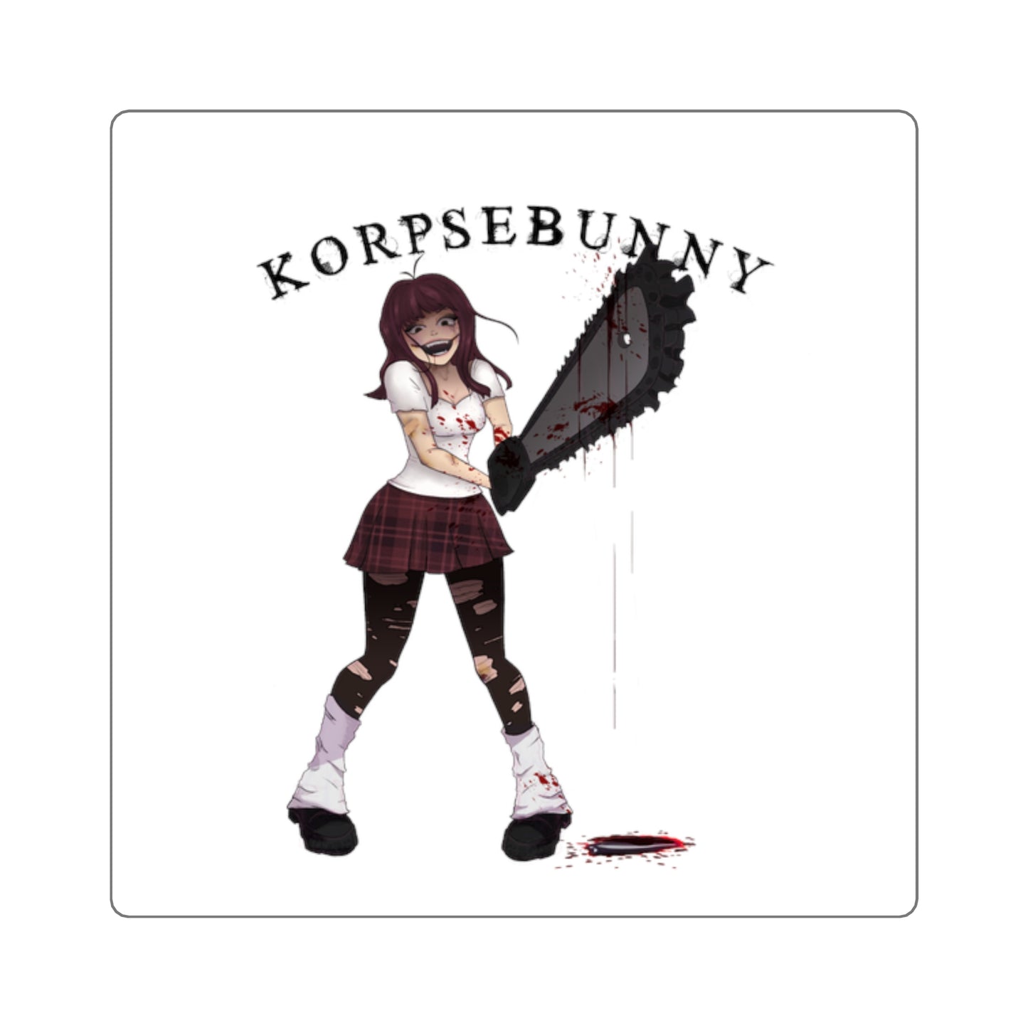 korpsebunny chainsaw sticker
