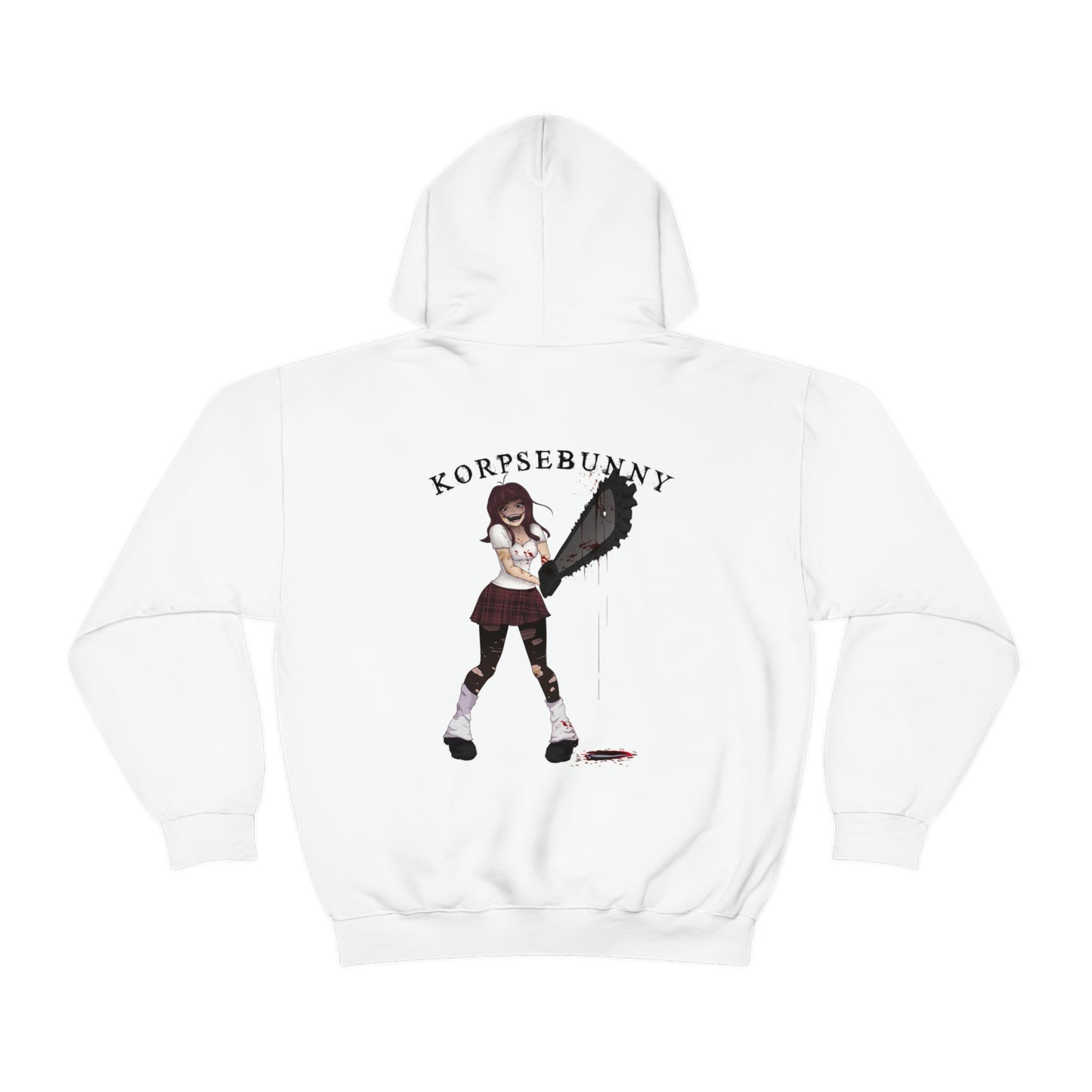 korpsebunny chainsaw hoodie :3 - white